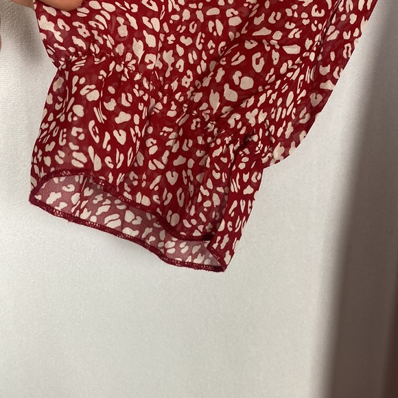 Melody Red and White Capri Midi Dress NWT - Picture 6 of 16